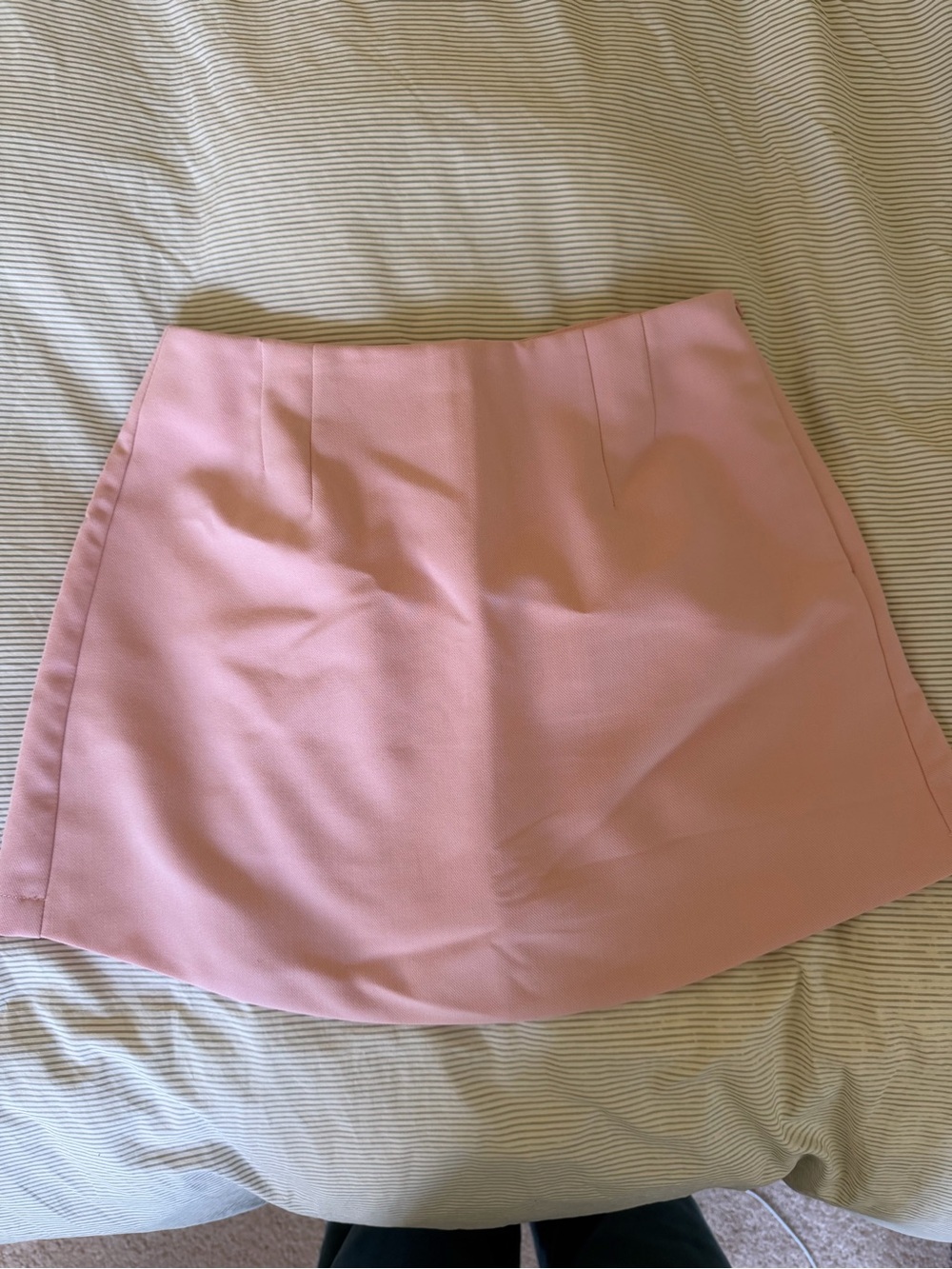 Lulu's Soft Pink A-Line Mini Skirt